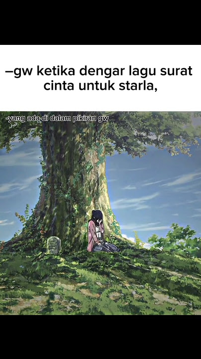 malah keinget aot😞☝ #suratcintauntukstarla #aot #attackontitanedit #lagu