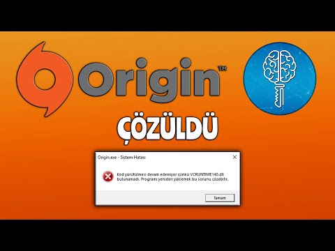Origin VCRUNTIME140.dll Bulunamadı Hatası Çözümü