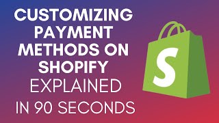 How To Customize Payment Methods On Shopify (2025)