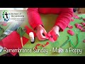 Remembrance Sunday - Make a Poppy