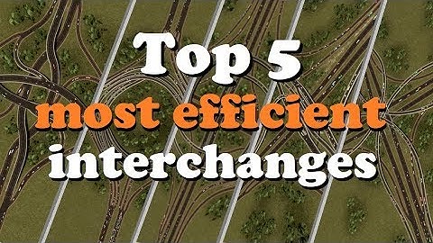 TOP 5: most efficient interchanges (+Workshop link)