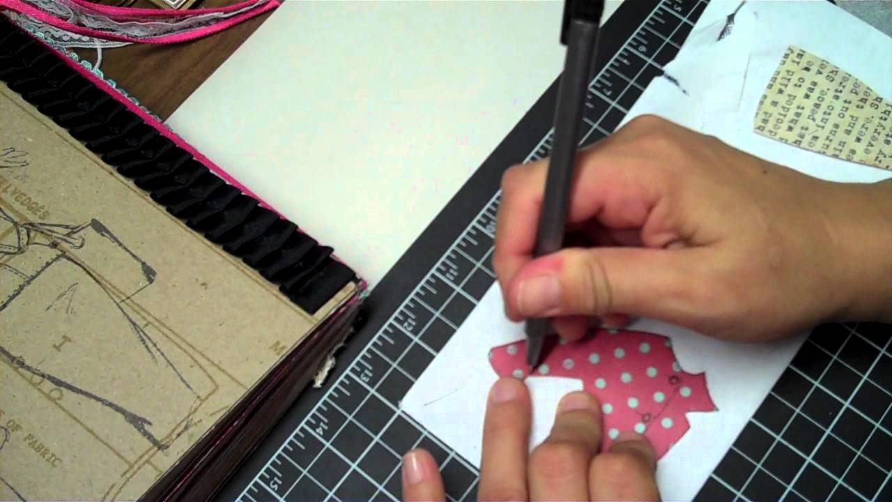 BEAN WITH A JUNK JOURNAL PAPER PIECING TUTORIAL