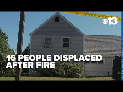 'It's terrible': 16 people displaced after fire at Bridgton apartment building