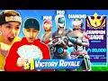 Brothers Win First Ever Fortnite Champion Arena Game With Pro Player!