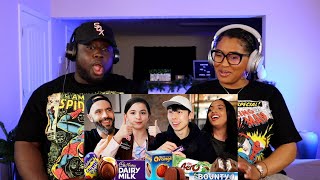 Kidd and Cee Reacts To Americans try British Chocolate for the first time!