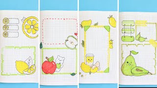 Bullet Journal Doodle Ideas! Drawing Sketchbook Ideas! Creative Simple  Ideas for Lettering and Diary 