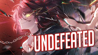 Nightcore - NEFFEX - Undefeated (Lyrics)