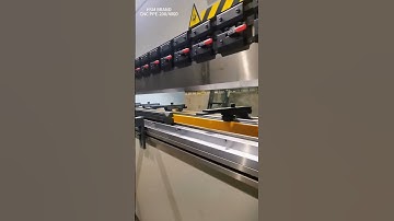 SMS MACHINERY （HSM Brand ）CNC press brake with cybtouch 12 system. #fabrication #machine #cnc
