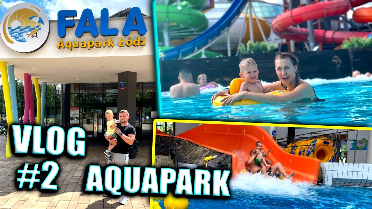 🌊 Zjechali z WIELKIEJ zjeżdżalni 🌊 Aquapark Fala 🌊 VLOG #2 Basen