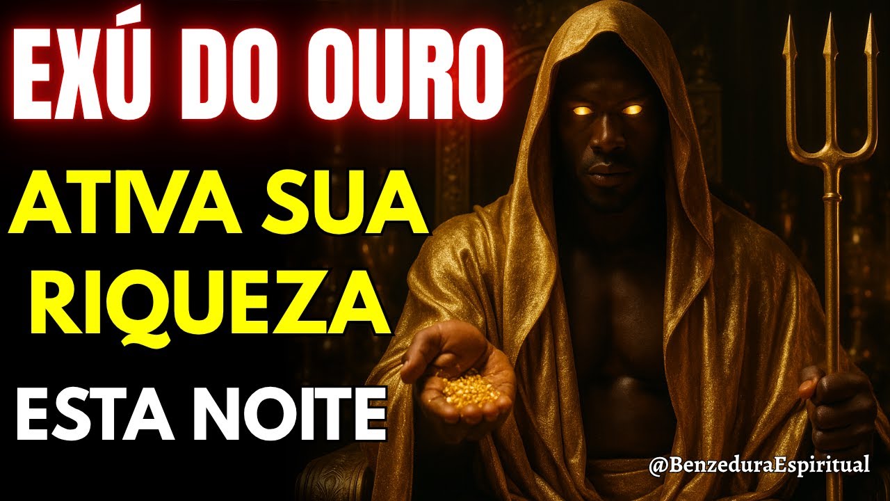 REZA MAIS PODEROSA A EXÚ DO OURO: Quebra Bloqueios, Atrai Dinheiro e Multiplica Sua Fortuna!