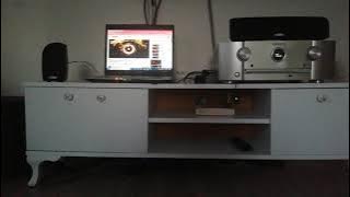 Polk TL 1600 5.1 speakers bass drum test 1