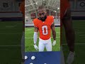 They did not come to play for the bottle flip challenge 😤😤😤 #broncos #mediaday #nfl #challenge