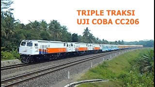 Uji Coba Lokomotif CC206 tahun 2013 - reupload