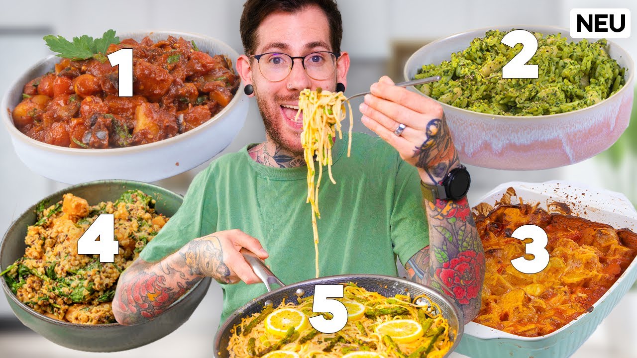 Was soll ich kochen?! Hier sind 5 einfache Rezepte!