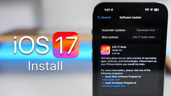 iOS 17 Public Beta Is Out! - How To Install! - 天天要聞