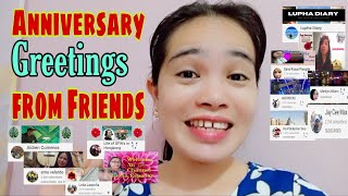 Anniversary Greetings from lovely Friends ||Shaikris Vlog