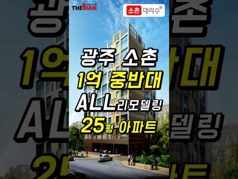 광주 소촌대라수 ALL리모델링 마지막 5세대 분양 1억 중반 광산구 아파트