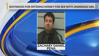 Lubbock man sentenced, admits he tried to pay underage girl for sex