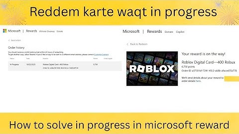 Microsoft reward in progress issue🔥🔥|| aasan tarika || #microsoftrewards #roblox 