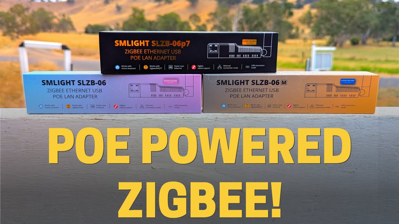 PoE powered ZigBee with the SMLight SLZB-06 devices - YouTube