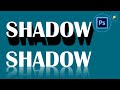 How to make text shadow in photoshop || Reflection Shadow Creat ❤️ Photoshop Tutorial