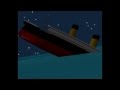 3d titanic sinking animation