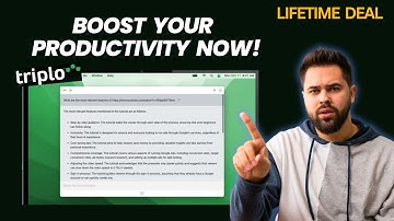 Triplo AI Lifetime Deal I The Only AI Assistant You