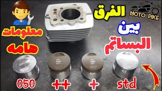 الفرق بين البستم . الاستندر . 1+ . 2+ . 050 | بعض المعلومات عن حركه البستم الميكانيكيه داخل السلندر