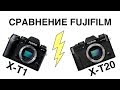Сравнение камер FUJIFILM X-T1 и X-T20