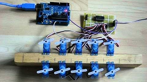 JP Serial Servo Motor Robot Controller Module (10Ch) for Arduino, PicAxe and Basic Stamp.