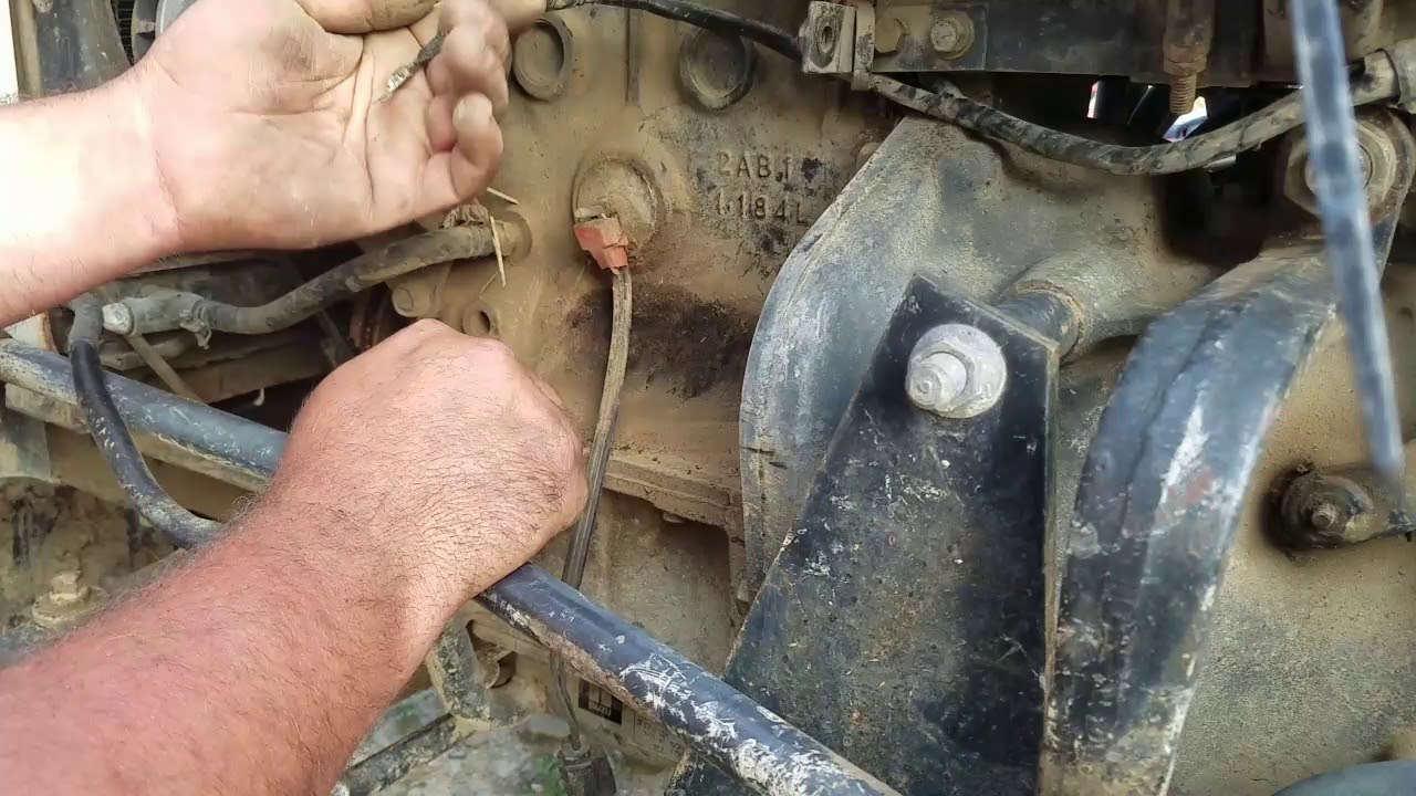 Replacing a Iseki Bolens diesel tractor starter YouTube