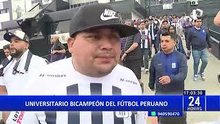 Thumbnail for Universitario de Deportes se convirtió en bicampeón en su centenario