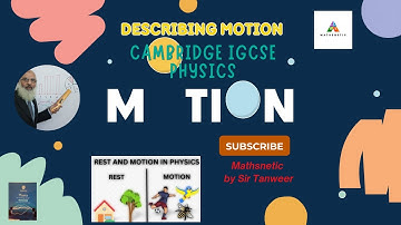 Cambridge IGCSE Physics|Chapter # 2|Describing Motion|Physics |S=VT