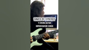 Do You Like Shred? Improvising on the Harmonic Minor Scale with my 7 String Guitar #wavesofsynergy