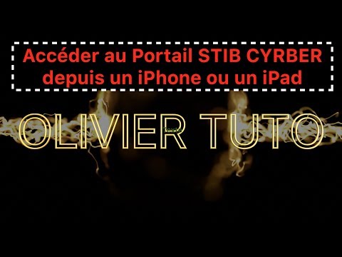 STIB MIVB Accéder au portail depuis un iPhone ou un iPad [APP GRATUITE]