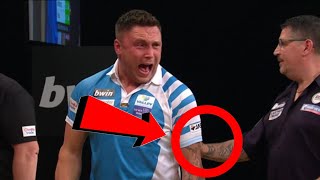 Gerwyn Price And Gary Anderson Incident At The Grand Slam Of Darts Final