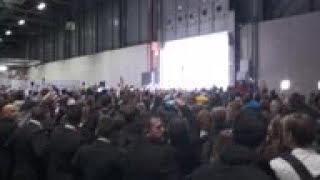 Protesters moved from Madrid climate venue