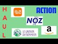 Haul action noz temu amazon et grenier du bonheur