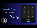 Build Tic Tac Toe Game Using HTML, CSS & JavaScript | Beginner Project in 7 minutes