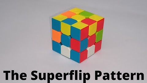 Make The Superflip Pattern on Rubik