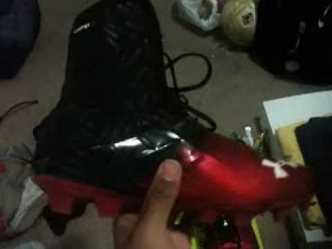 cam newton cleats red and black