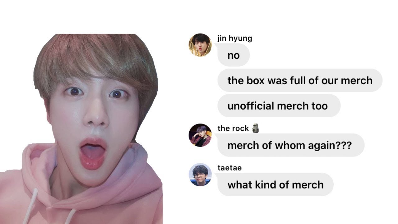 BtS tExTs- the one who bought the merch