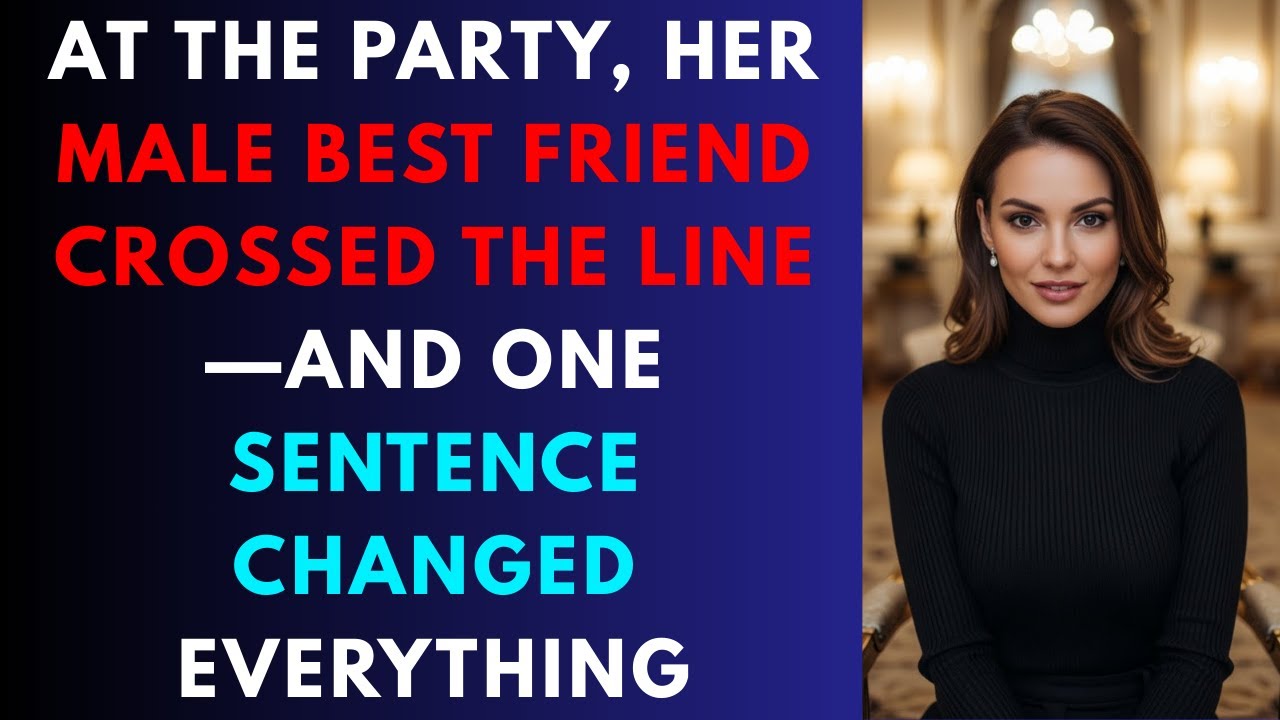 At the Party, Her Male Best Friend Crossed the Line—and One Sentence Changed Everything