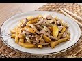 305. Картошка жаренная с мясом и грибами. Вкус из детства.