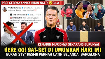 SUDAH DI UMUKAN PSSI" Bukan sty/casas, Louis van gaal siap latih indonesia proyek piala dunia 2030