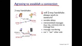 Lecture 21: TCP Flow Control | 3-way Handshaking