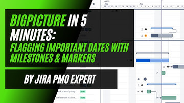 BigPicture in 5 minutes: Flagging important dates with Milestones and Markers in BigPicture