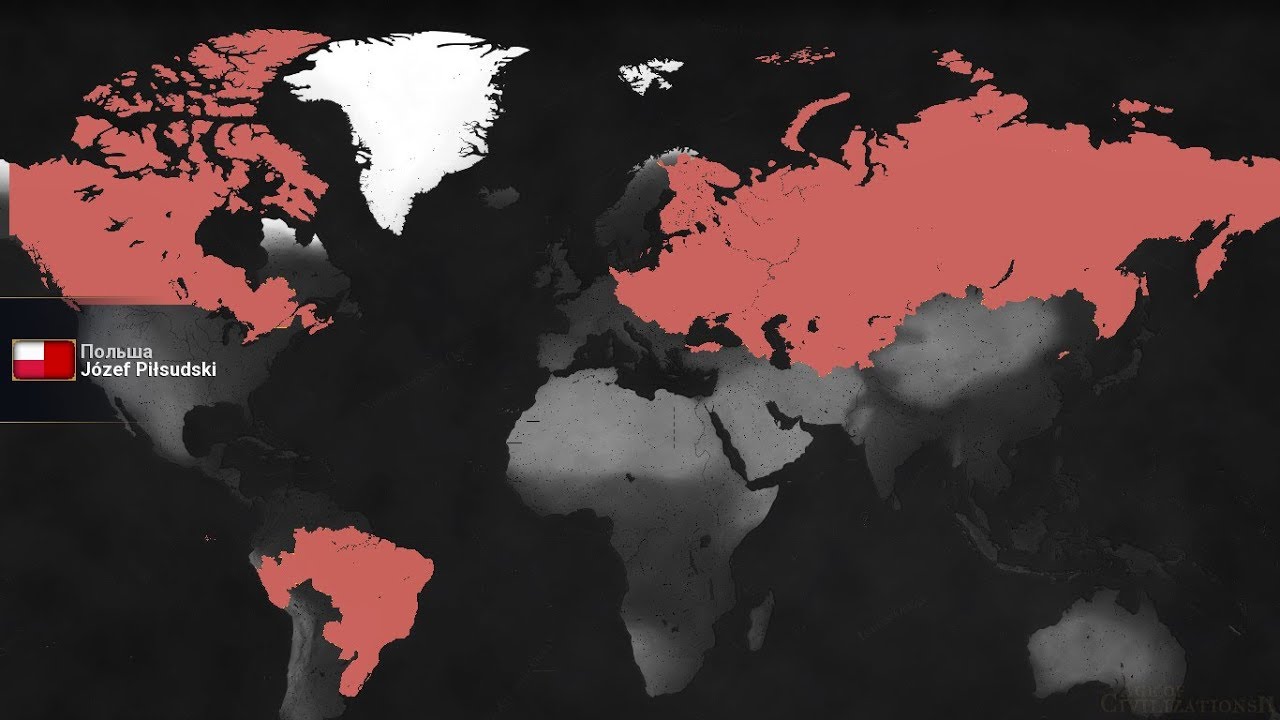 Польская империя карта