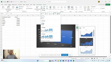 Create 2D 3D Graph in excel from values   English