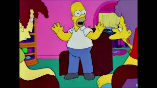 Selma and Bob FIGHT over MacGyver | The Simpsons